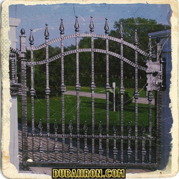 decorative black metal gates Al Ain